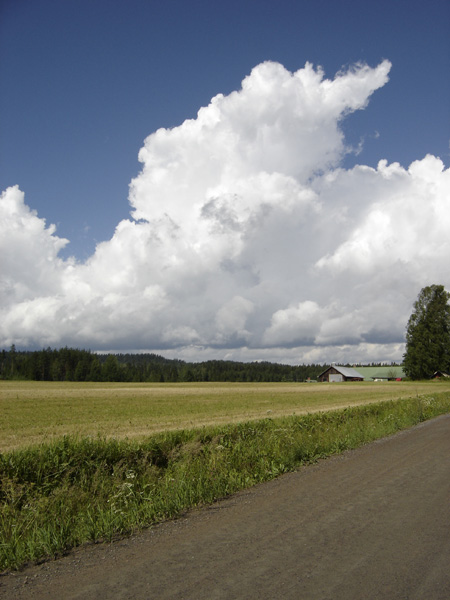 Poutapilvi sateen jälkeen